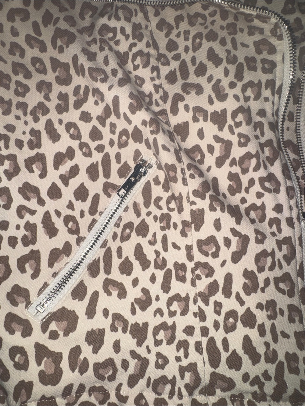 Leopard Print Zip-Front Jacket - Picture 5 of 16